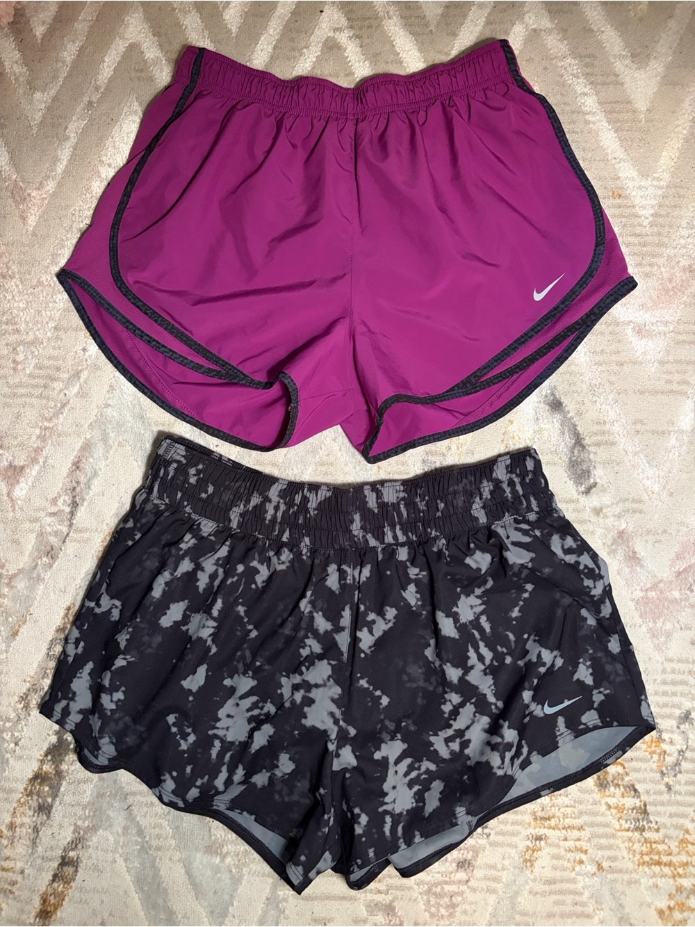 2 Nike Women's Dri-FIT Running Shorts
